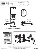 Assa Abloy Yale Real Living Assure Lock YRC256 Installation And Programming Instructions preview