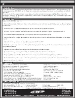 Preview for 2 page of Associated Electrics B5M Manual