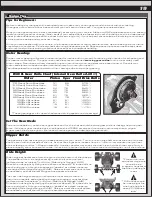 Preview for 19 page of Associated Electrics RC10 B5m Factory Lite Manual & Catalog