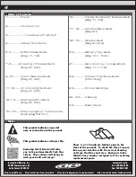 Preview for 4 page of Associated Electrics RC8 B3.1E Manual