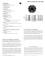 Preview for 2 page of Astatic 900 Specification Sheet