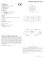 Preview for 2 page of Astatic CTM 44 Specification Sheet