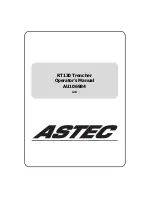 ASTEC RT130 Operator'S Manual preview