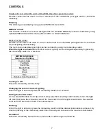 Preview for 7 page of ASTEL LIGHTING METEOR LSR36240 SERIES Operating Instructions Manual