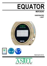 ASTEL MARINE EQUATOR MSR36240 Operating Instructions Manual preview