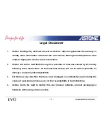 Preview for 5 page of Astone EVO Quick Start Manual