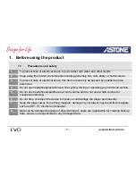 Preview for 6 page of Astone EVO Quick Start Manual