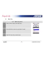 Preview for 31 page of Astone EVO Quick Start Manual