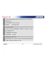 Preview for 34 page of Astone EVO Quick Start Manual