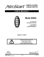 AstroStart 2504A User Manual preview