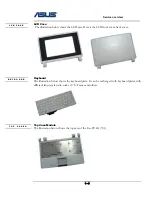 Preview for 5 page of Asus 701 Service Overview