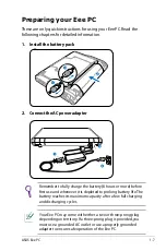 Preview for 11 page of Asus 900HA - Eee PC - Atom 1.6 GHz User Manual