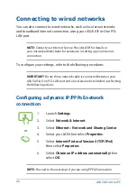 Preview for 46 page of Asus A6521 User Manual