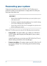 Preview for 52 page of Asus A6521 User Manual