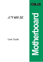 Preview for 1 page of Asus A7V600 SE User Manual