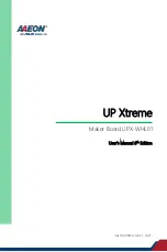 Asus Aaeon UP Xtreme UPX-WHL01 User Manual preview