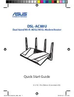 Preview for 1 page of Asus DSL-AC88U Quick Start Manual