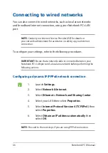 Preview for 66 page of Asus E14715 Manual