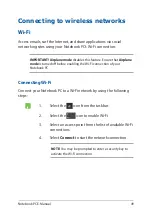 Preview for 49 page of Asus E406SA-BV028TS E-Manual