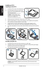 Preview for 4 page of Asus G series Installation Manual