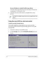 Preview for 16 page of Asus K50AF User Manual