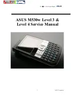 Preview for 1 page of Asus M530w Service Manual