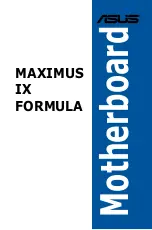 Preview for 1 page of Asus Maximus IX Code Manual