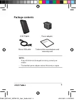 Preview for 3 page of Asus ME181C User Manual