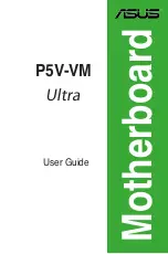 Preview for 1 page of Asus MOTHERBOARD ULTRA P5V-VM User Manual