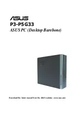 Preview for 1 page of Asus P3-P5G33 - P Series - 0 MB RAM User Manual