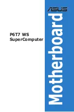 Asus P6T7 WS SuperComputer - Motherboard - SSI CEB User Manual preview