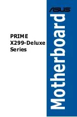 Asus PRIME X299-Deluxe Series User Manual preview