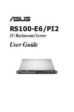 Preview for 1 page of Asus RS100-E6 PI2 User Manual