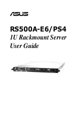 Asus RS500A-E6/PS4 User Manual preview