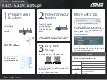 Asus RT-AX55 Quick Start Manual preview