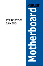 Asus STRIX B250I GAMING User Manual preview