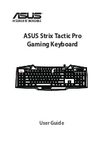 Preview for 1 page of Asus Strix Tactic Pro User Manual