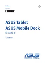 Preview for 1 page of Asus T100 Series E-Manual