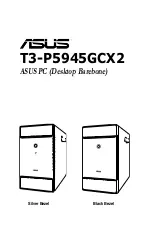 Preview for 1 page of Asus T3-P5945GCX2 User Manual