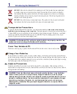 Preview for 8 page of Asus UL50Vg Hardware User Manual