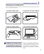 Preview for 9 page of Asus UL50Vg Hardware User Manual