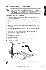 Preview for 9 page of Asus XONAR U5 SI User Manual