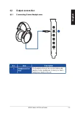 Preview for 13 page of Asus XONAR U5 SI User Manual