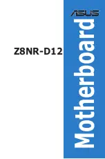 Preview for 1 page of Asus Z8NR-D12 - Motherboard - SSI EEB 3.61 User Manual