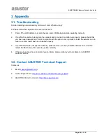 Preview for 10 page of ASUSTOR AS-T10G2 Installation Manual