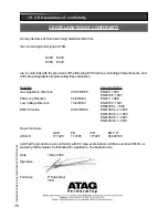 Preview for 38 page of Atag E 22C Installation And Servicing Instructions