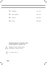 Preview for 2 page of Atag WV63 LM Series Instructions For Use Manual