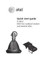 AT&T TL7812 Quick Start Manual preview