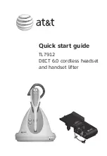 AT&T TL7912 Quick Start Manual preview