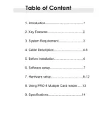 Preview for 3 page of Atech Flash Technology PRO-8 User Manual